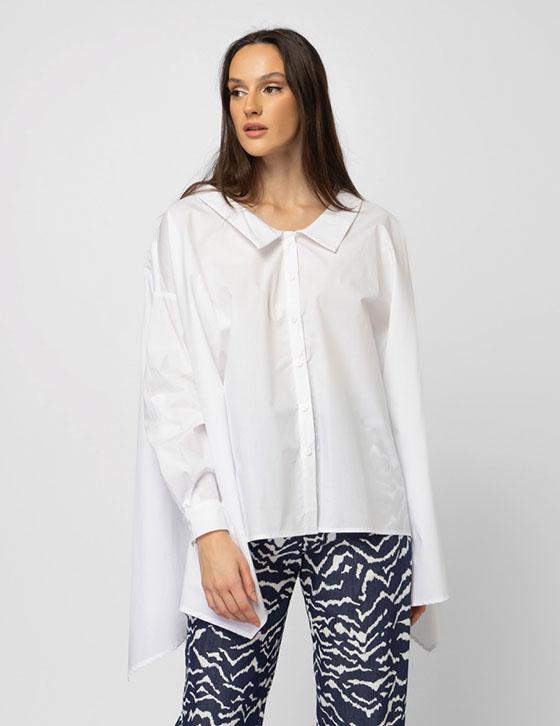  25S418 Oversized Cotton Shirt