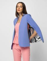  25S509 Crep Cape Jacket