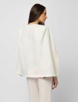   25S509 Crep Cape Jacket