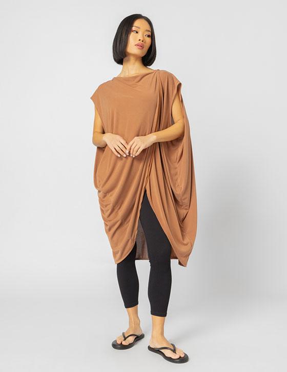  25S314 Sleeveless Wrap Top