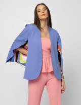 25S509 Crep Cape Jacket