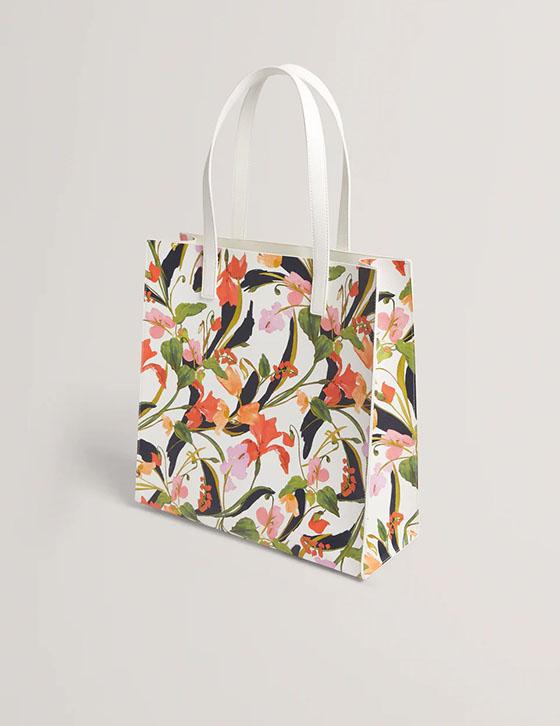 FLOWELA280162 Floral Printed Medium Icon Bag