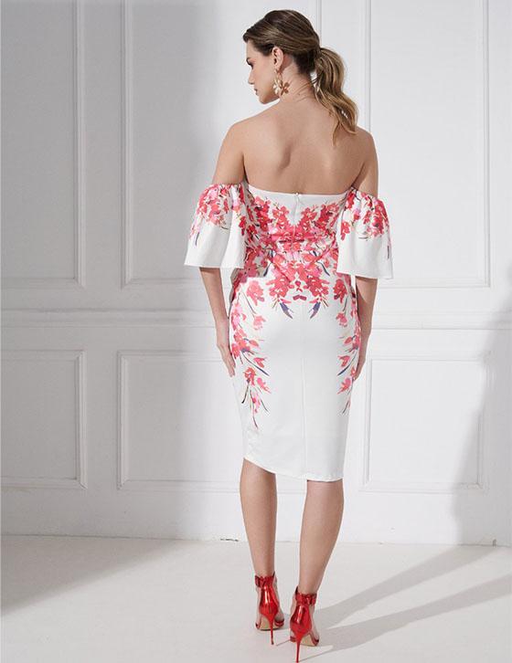 EIRIANNA'S Midi Off-Shoulder Dress