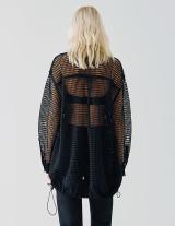 53-1027-529 Bomber jacket μακρύ δίχτυ