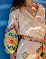 XANTHE14907N100 Μακρύ Caftan Style Φόρεμα