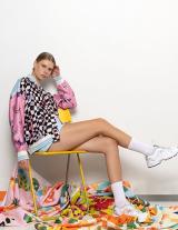  WONDER149133009 Printed Bomber