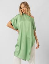 25S342 Drop Shoulder Silk Touch Μπλούζα
