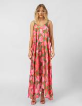 25S937 Μακρύ Floral Φόρεμα