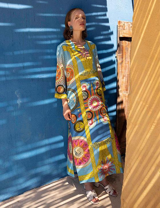 DANAE14907N118 Caftan Style Dress