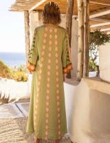 VASEL14907N152 Μακρύ Caftan Style Φόρεμα