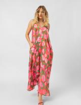 25S937 Μακρύ Floral Φόρεμα