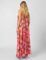 25S937 Μακρύ Floral Φόρεμα