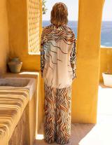 MAYA14905N009 Satin Wide Leg Παντελόνι