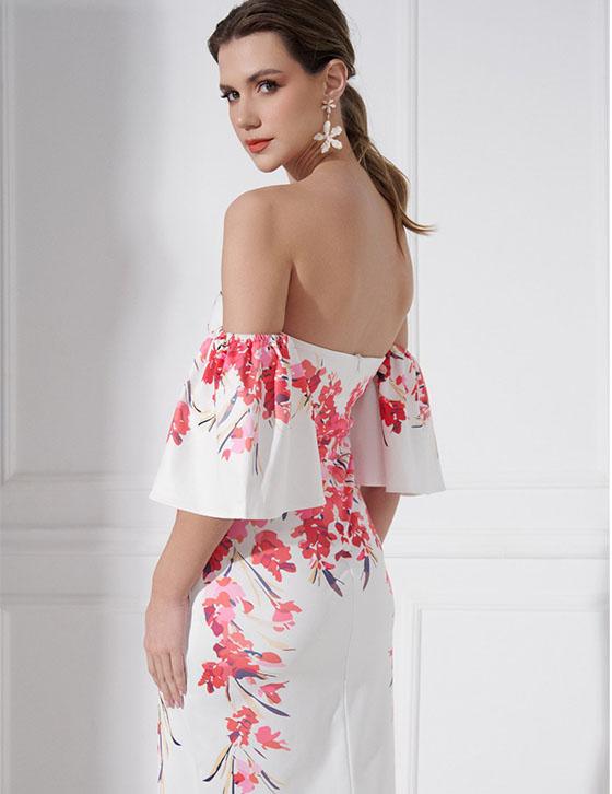 EIRIANNA'S Midi Off-Shoulder Dress