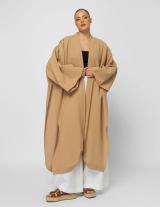  25S516 Oversized Linen Kimono