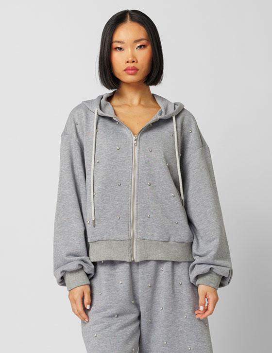 OFFER / 25S503 Sweat Hoodie Με Strass