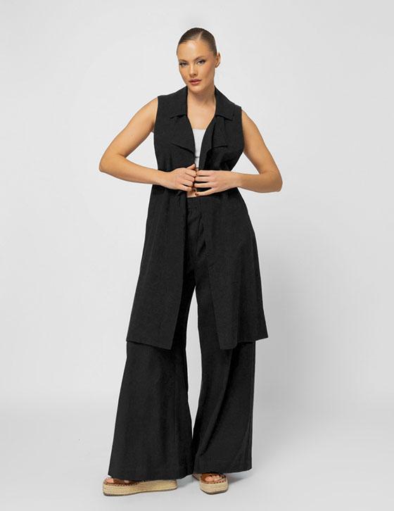 25S420 High&Low Open Back Γιλέκο