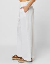25S734 Wide Leg Λινό Παντελόνι