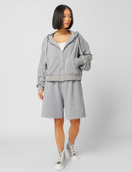 OFFER / 25S503 Sweat Hoodie Με Strass