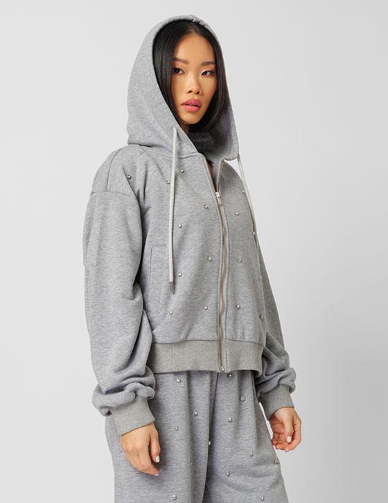 OFFER / 25S503 Sweat Hoodie Με Strass