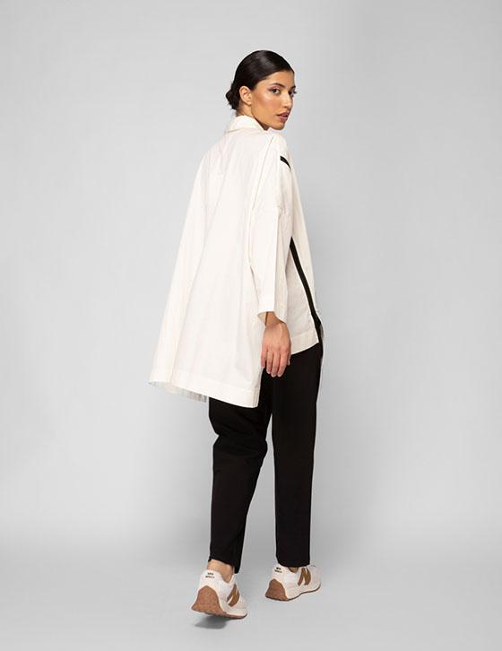 26X405 Oversized Shirt With Zipper