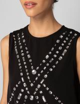 26X330 Sleeveless Top Strass