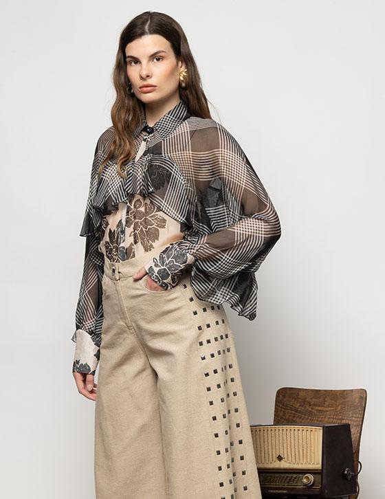 NAILA15005N306 Printed Πουκάμισο