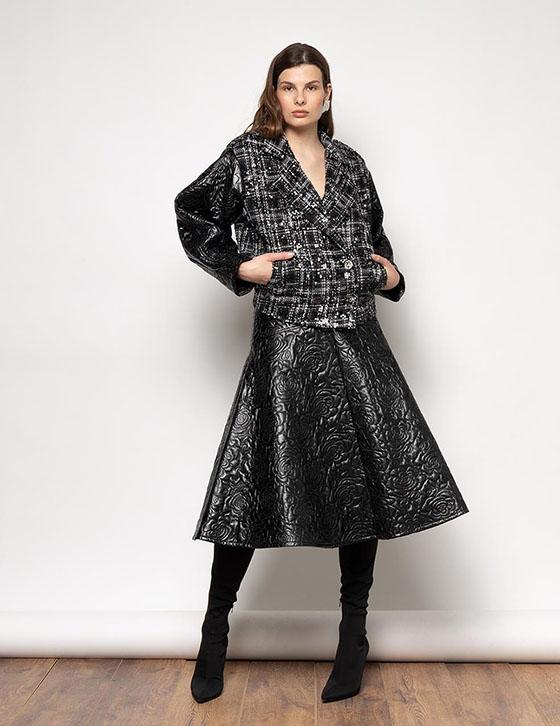 VIAN15008N601 Midi 50's Φούστα