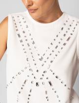  26X330 Sleeveless Top Strass