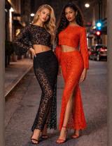 25S327 Lace Crop Top