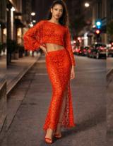 25S327 Lace Crop Top