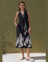 AELINADRESS/15107N265 Αμάνικο Bohemian Φόρεμα