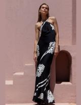 LIORADRESS/15107N219 Halterneck Maxi Φόρεμα με ανοιχτή πλάτη