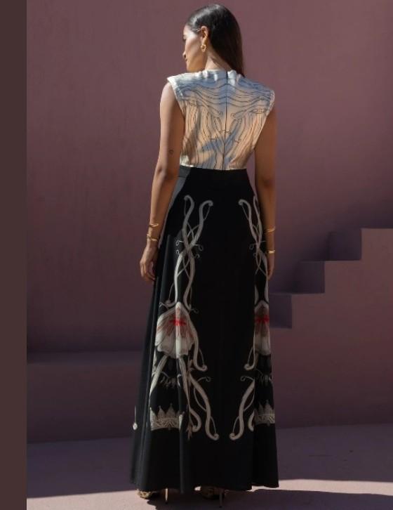 JASMIDRESS/15107N213 V Neck Maxi Φόρεμα
