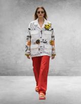 OUTOFLINE/151135002 Jacket με Print Emoji 