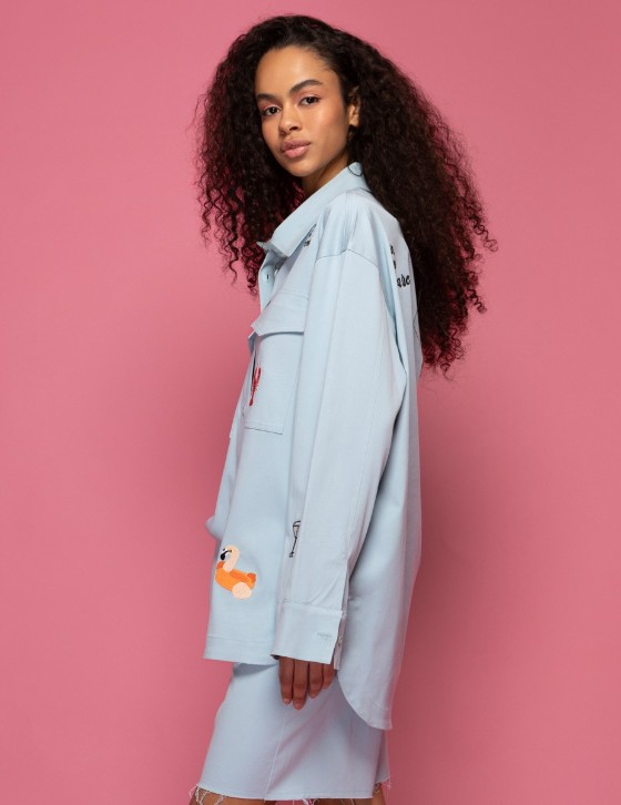 26S410 Oversized Πουκάμισο