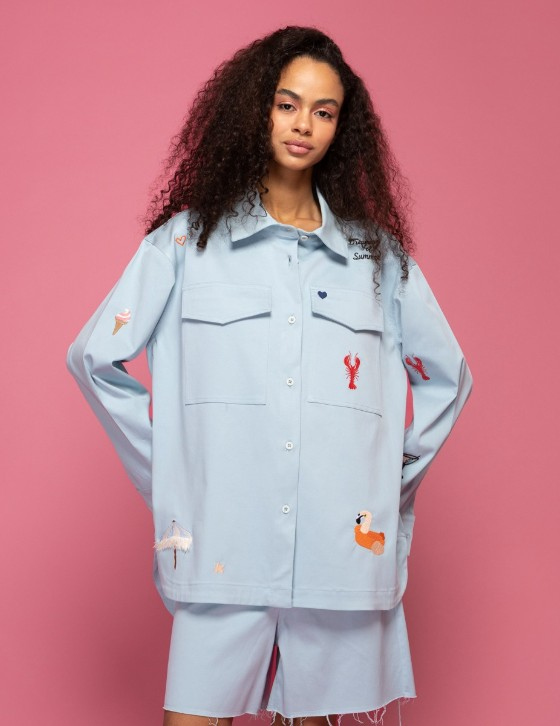 26S410 Oversized Πουκάμισο