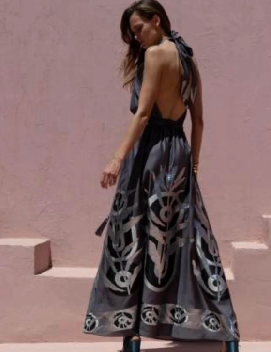 ALVADRESS 15107N237 OPEN BACK DRESS