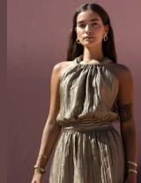 DAHLIDRESS/15107N288 Ασύμμετρο Φόρεμα με Ανοιχτή Πλάτη