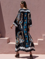 RUMIDRESS/15107N245 Maxi Satin Φόρεμα