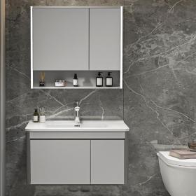 ΣΕΤ ΕΠΙΠΛΟΥ YVONNE PLYWOOD 60cm χρ.GREY 9SYVO060GR