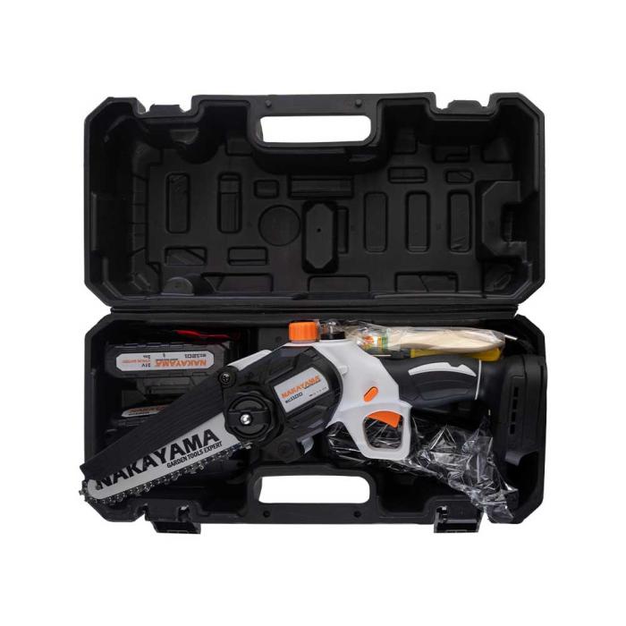 NAKAYAMA Κλαδευτικό Αλυσοπρίονο 21V 2x2Ah Brushless Λάμα 15cm EC1100 074991