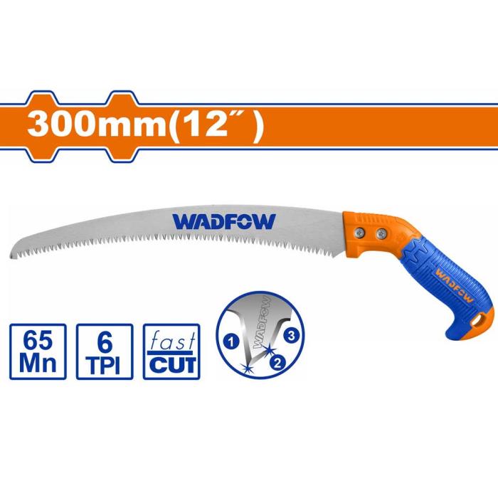 WADFOW Πριόνι Κλαδέματος Κυρτό 300mm WHW7G12