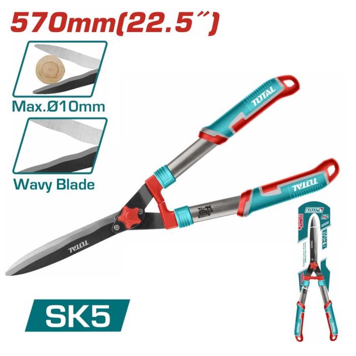 TOTAL Επαγγελματικό Ψαλίδι Θάμνων Χλόης 55cm THT1516301