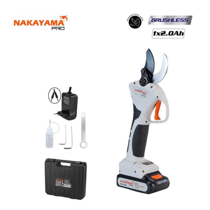 NAKAYAMA PRO Ψαλίδι Κλάδου Μπαταρίας Brushless 2 Ah 21V 40mm EC1400 053088