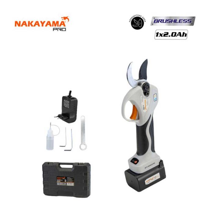 NAKAYAMA PRO Ψαλίδι Κλάδου Μπαταρίας Brushless 2 Ah 16.8V 32mm EC1350 055648