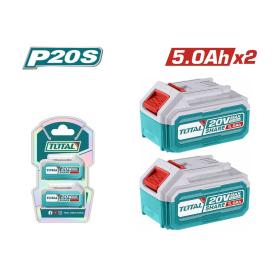 TOTAL Επαγγελματικό Σετ με 2 Μπαταρίες 4Ah TOSLI240464E