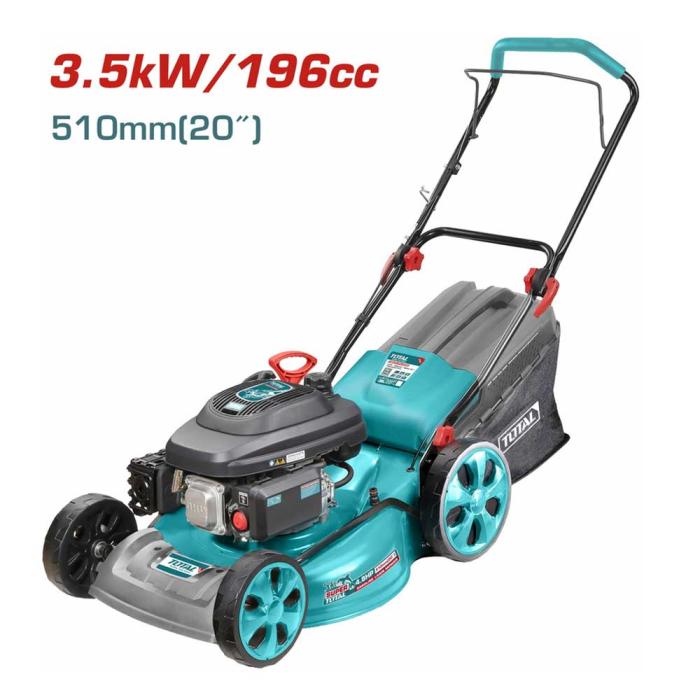 TOTAL Μηχανή Γκαζόν Βενζίνης 3 σε 1 4.8Hp TGT196201
