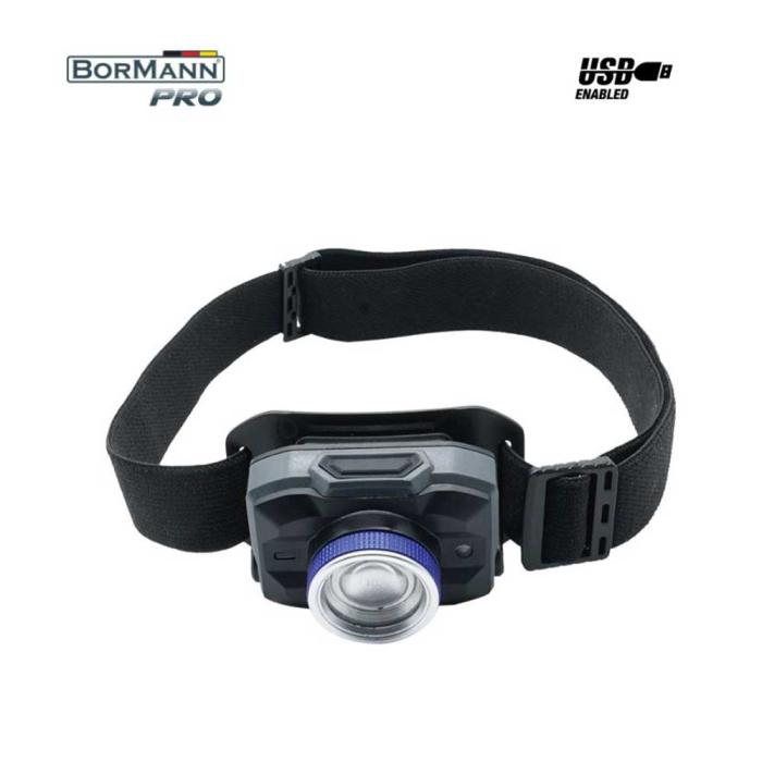 BORMANN PRO Φακός Κεφαλής LED Επαναφορτιζόμενος BPR6031 072317