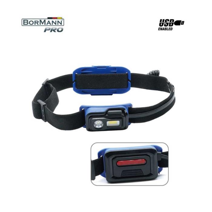 BORMANN PRO Φακός Κεφαλής LED Επαναφορτιζόμενος BPR6033 072331